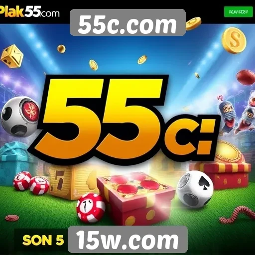 Visão geral do site de jogos 55c.com